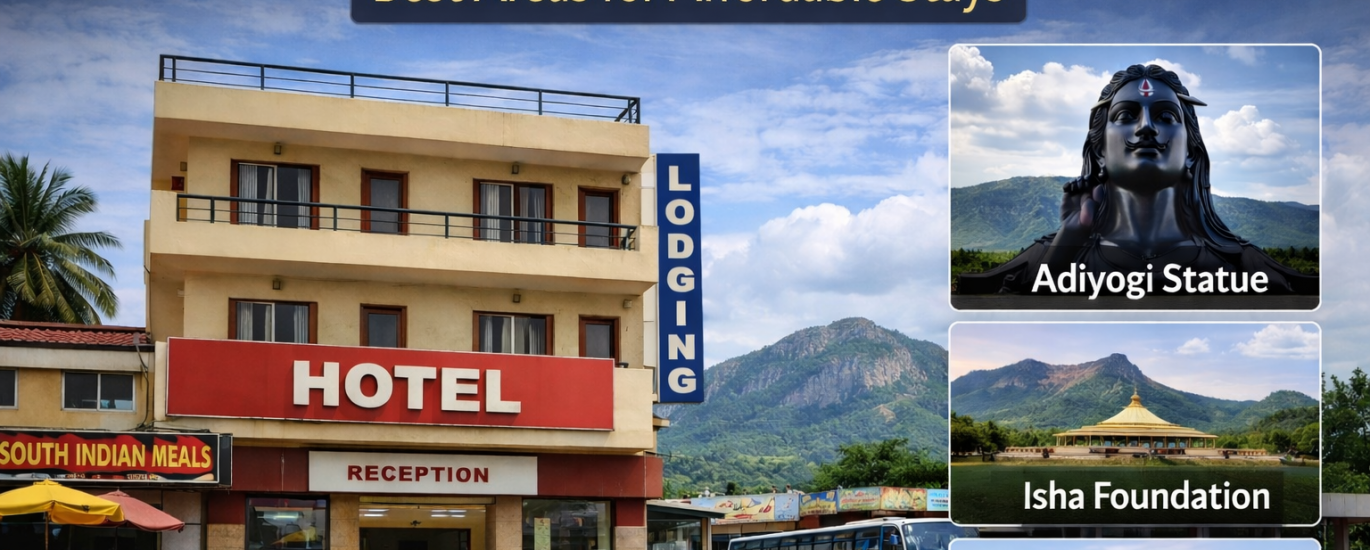 Budget hotels in Chikkaballapur near Adiyogi, Isha Foundation, and Nandi Hills