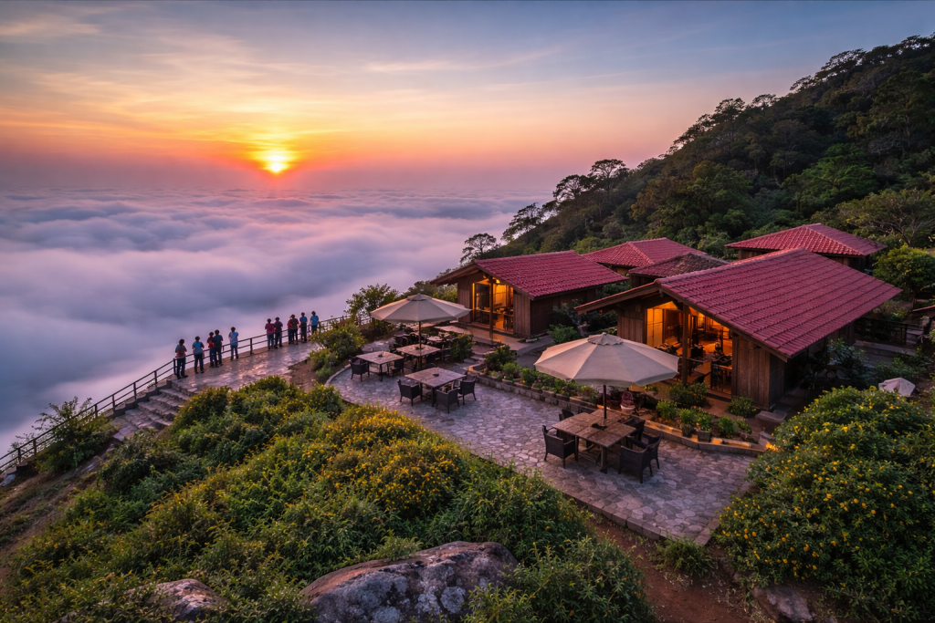 nandi hills night stay near chikkaballapur sunrise view