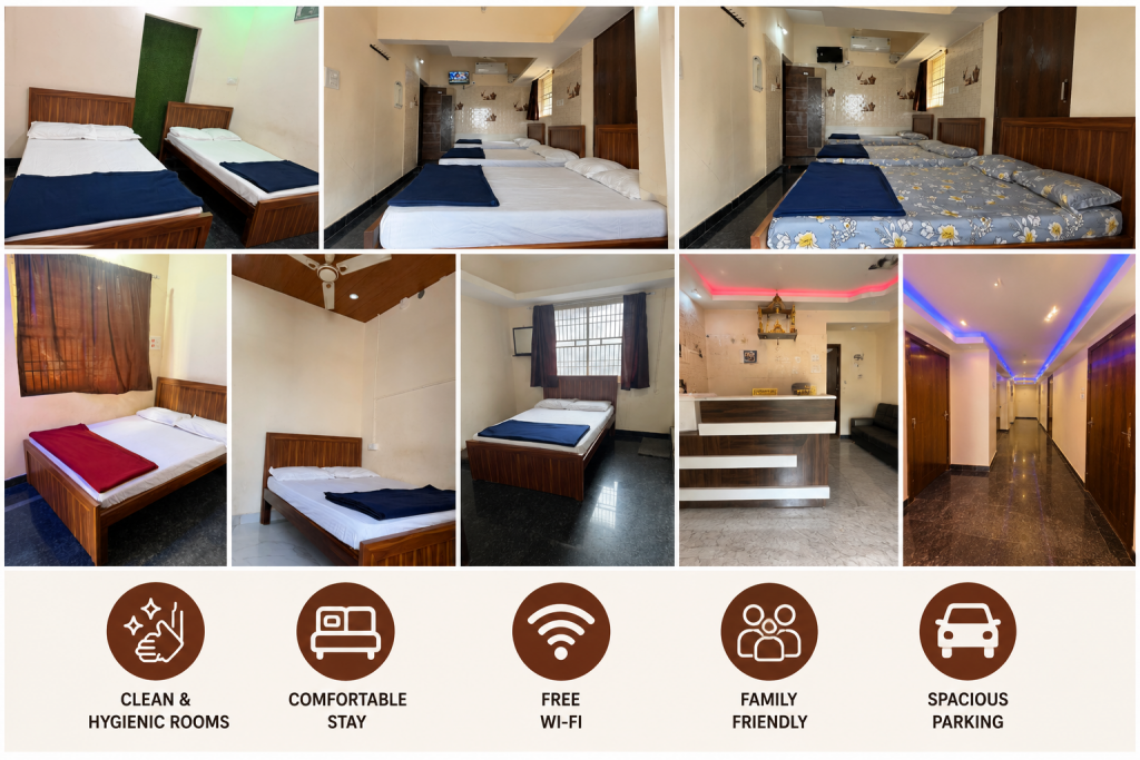 Budget lodges in Chikkaballapur featuring clean rooms, comfortable beds, free WiFi, and family-friendly accommodationBudget lodges in Chikkaballapur featuring clean rooms, comfortable beds, free WiFi, and family-friendly accommodation