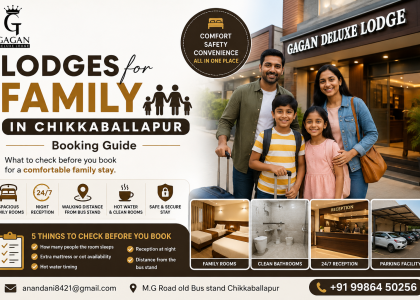Lodges for Family in Chikkaballapur | Spacious Family Rooms at Gagan Deluxe Lodge Near Old Bus Stand