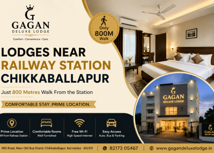 Lodges near railway station in Chikkaballapur – Gagan Deluxe Lodge