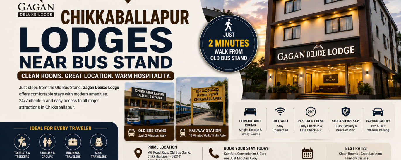 Chikkaballapur Lodges Near Bus Stand