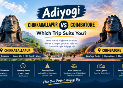 adiyogi chikkaballapur vs coimbatore